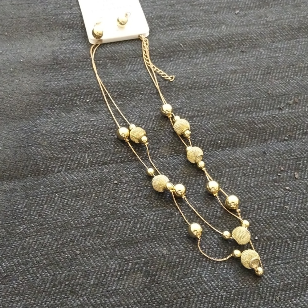 Earrings and Necklace